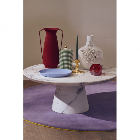 Table Basse Ronde Marble Look