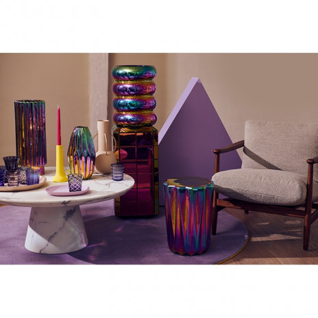 Table Basse Ronde Marble Look