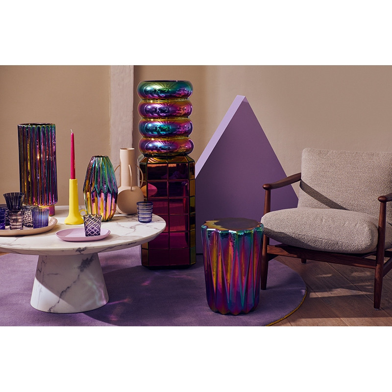 Table Basse Ronde Marble Look