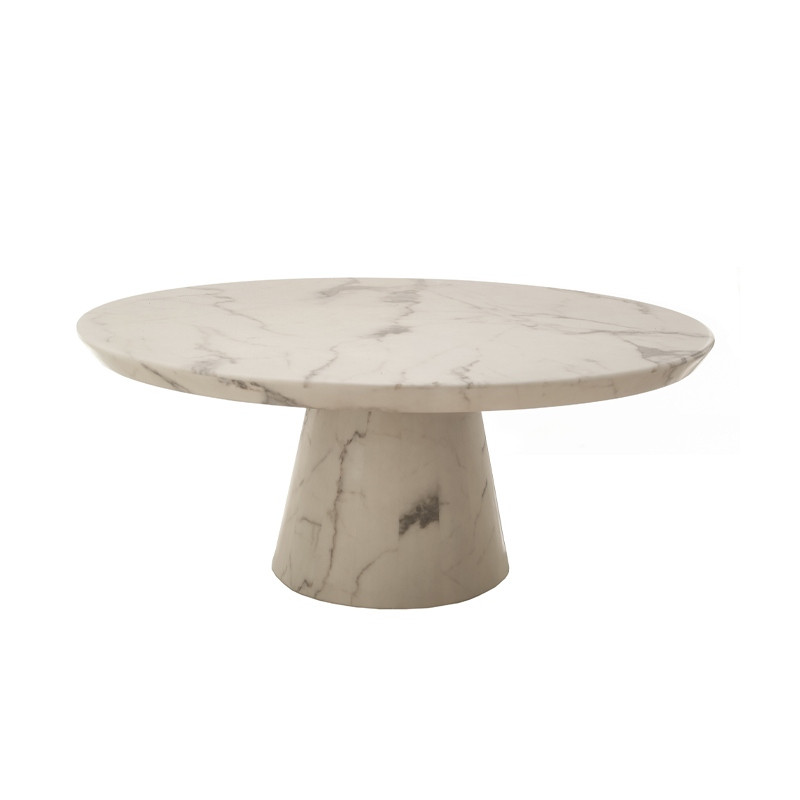 Table Basse Ronde Marble Look