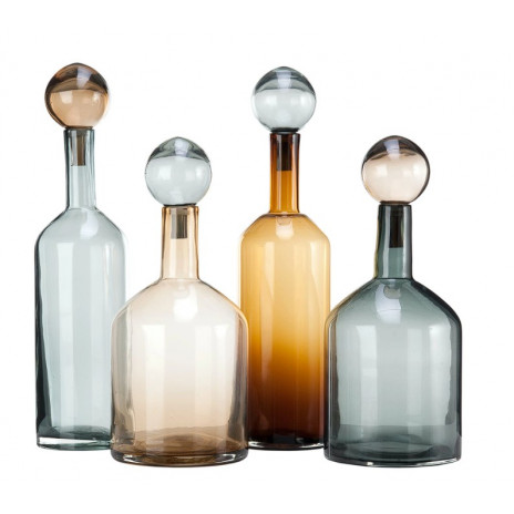 Carafe Bubbles & Bottles chic - lot de 4