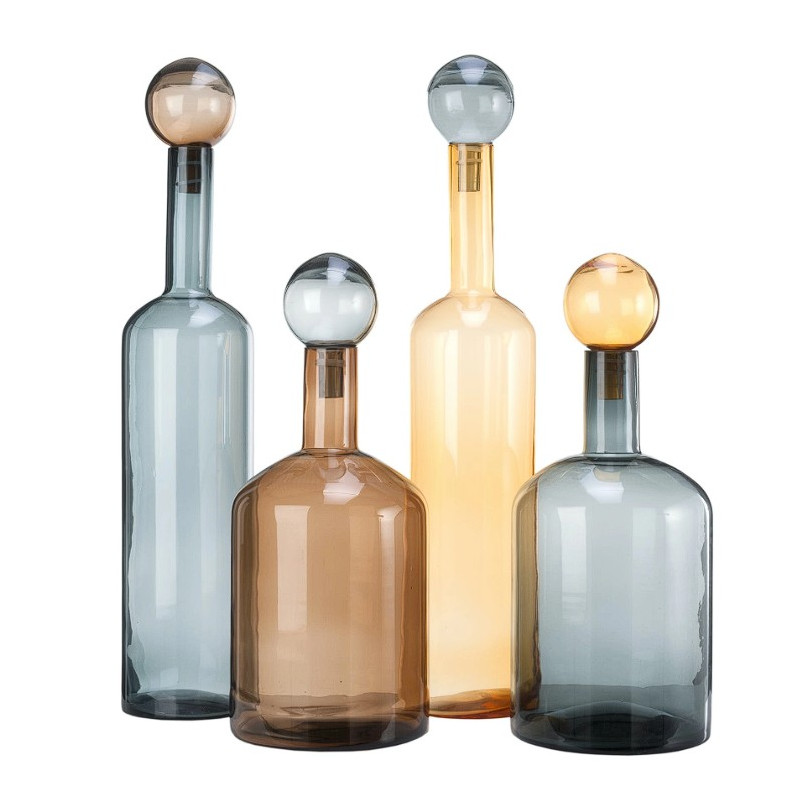 Carafe Bubbles & Bottles chic - lot de 4 XXL