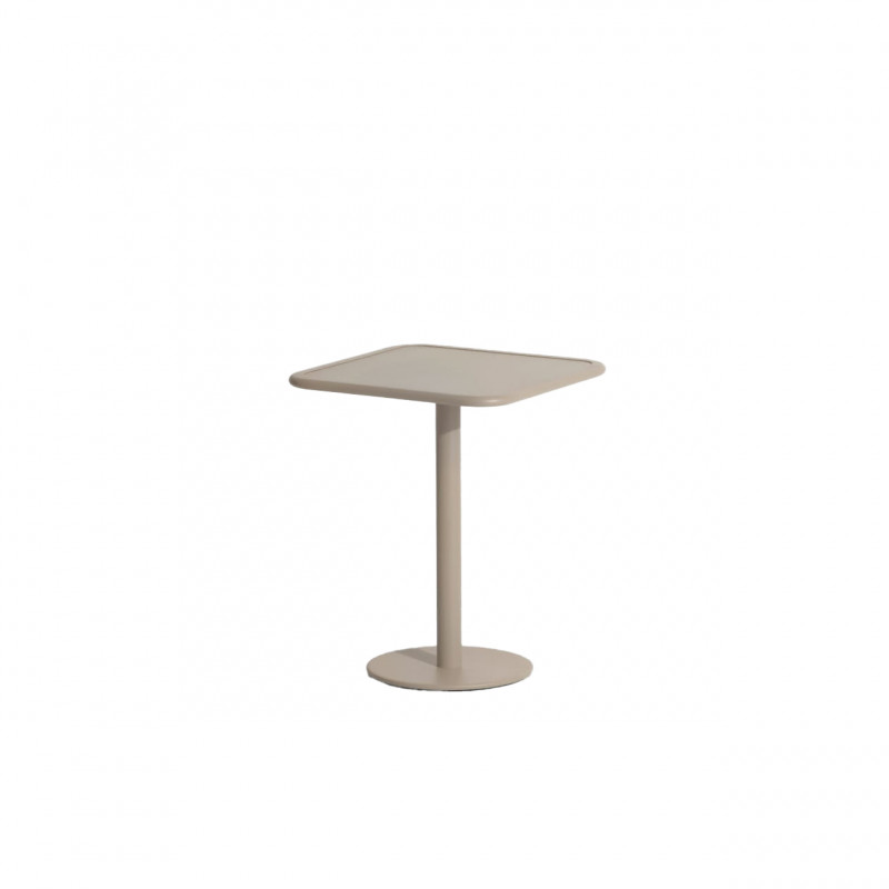 Table de bistrot carrée Week-End