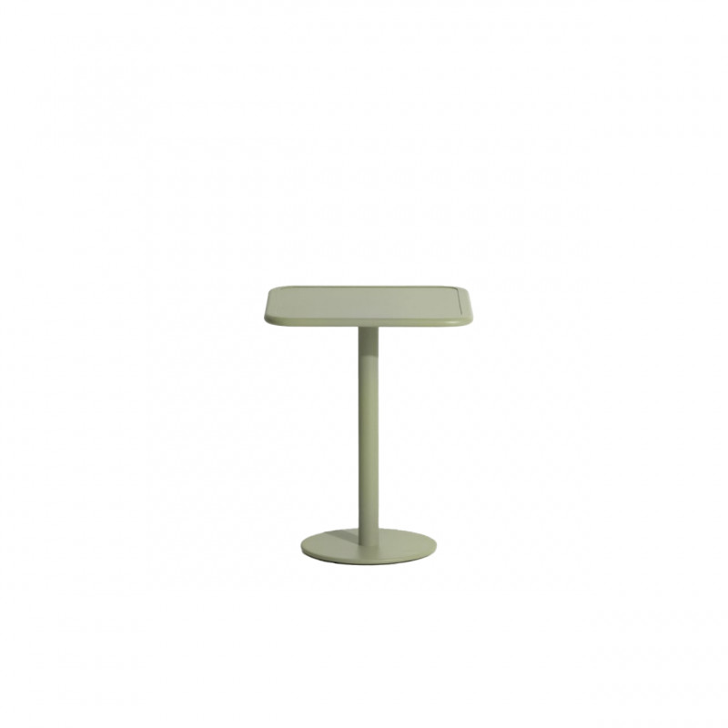 Table de bistrot carrée Week-End