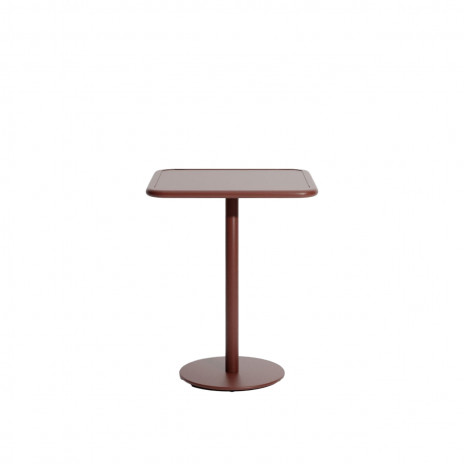 Table de bistrot carrée...