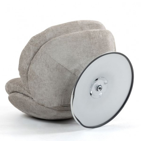 Fauteuil Pivotant Taupe