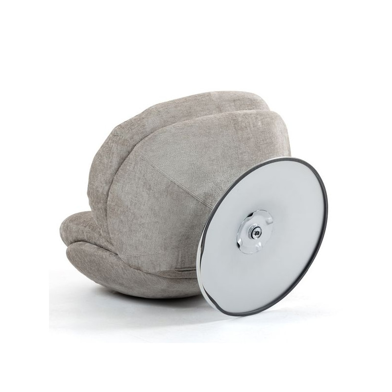 Fauteuil Pivotant Taupe