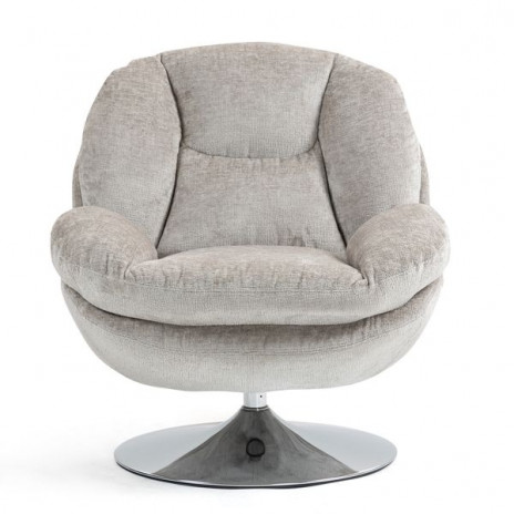 Fauteuil Pivotant Taupe