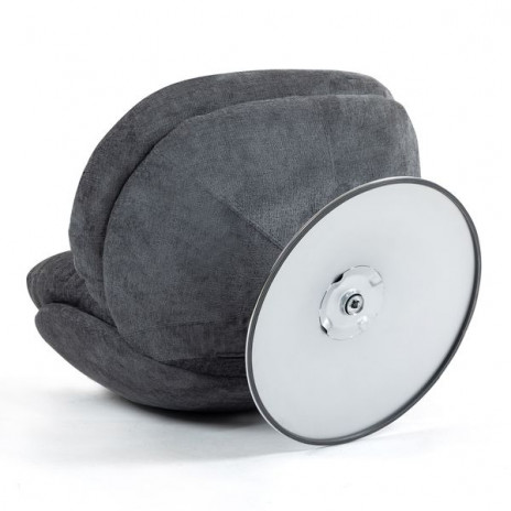 Fauteuil Pivotant Gris Foncé