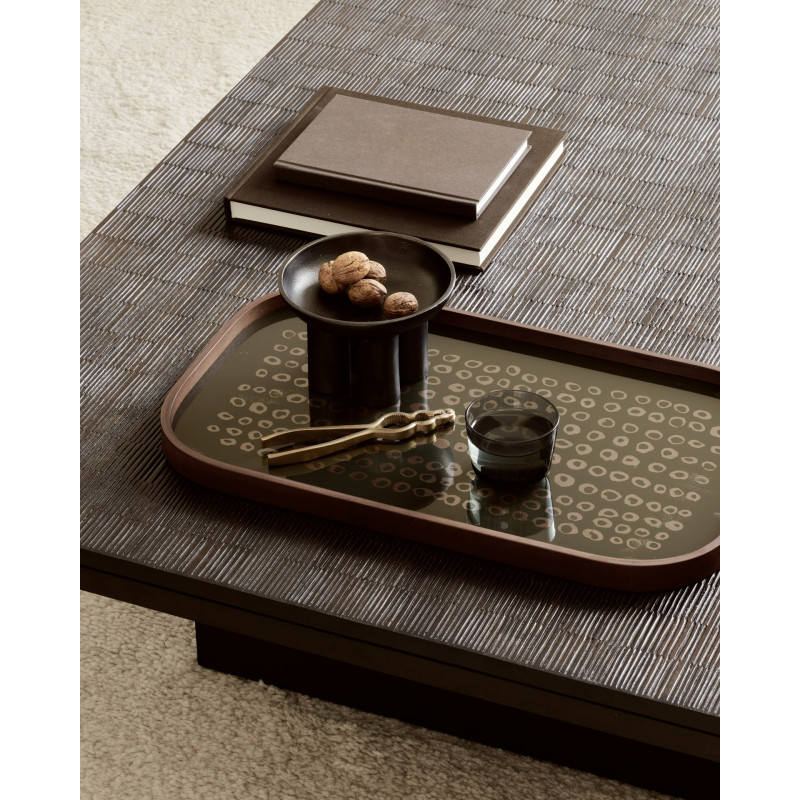 Plateau en verre Rectangulaire Second Nature