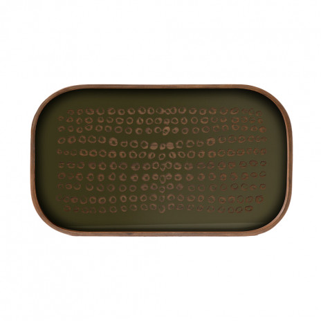 Plateau en verre Rectangulaire Second Nature