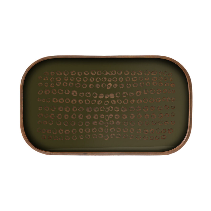 Plateau en verre Rectangulaire Second Nature