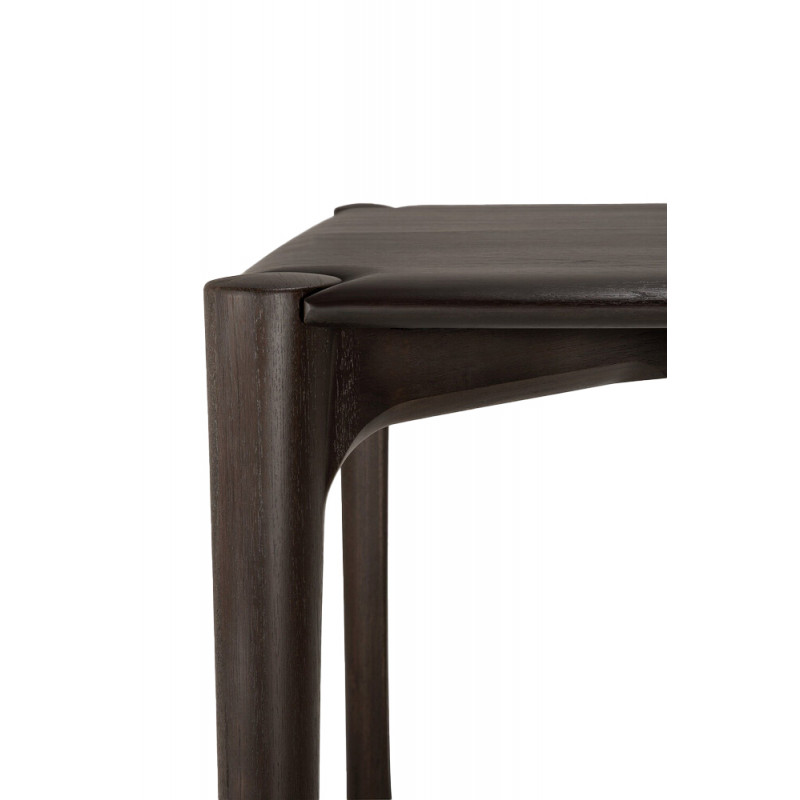 Table PI Teck brun foncé