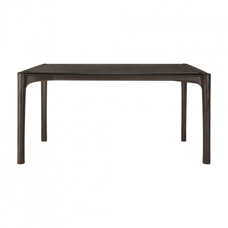 Table PI Teck brun foncé