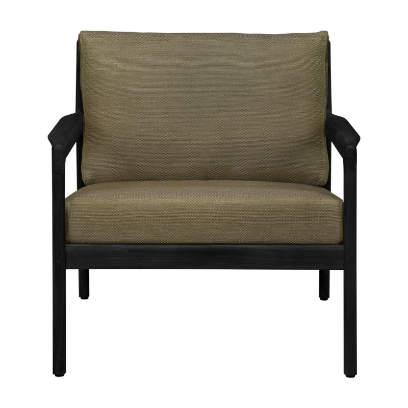 Fauteuil de jardin Jack en Teck Noir