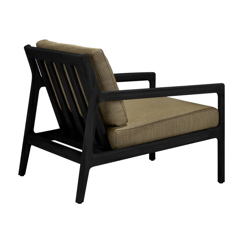 Fauteuil de jardin Jack en Teck Noir