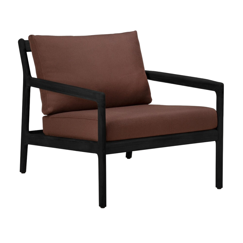 Fauteuil de jardin Jack en Teck Noir