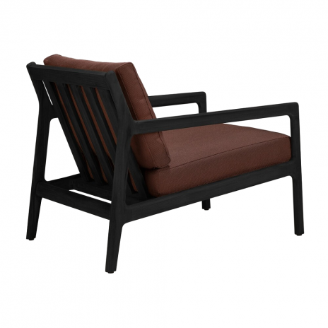 Fauteuil de jardin Jack en Teck Noir