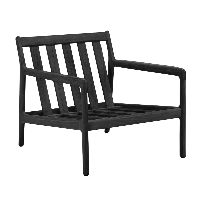 Fauteuil de jardin Jack en Teck Noir