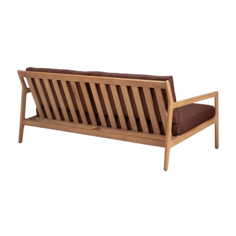 Canapé de jardin Jack en Teck - 2 places
