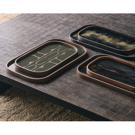 Plateau en verre Organic Large