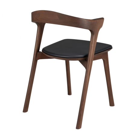 Chaise Bok Teck Brun