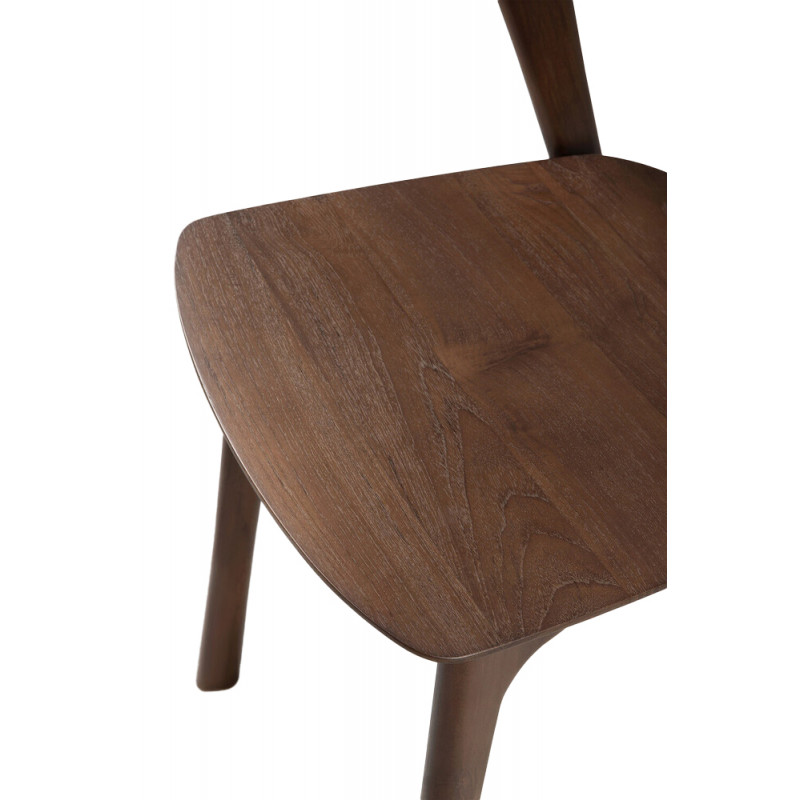 Chaise Bok Teck Brun