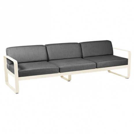 Canapé 3 places Bellevie gris graphite