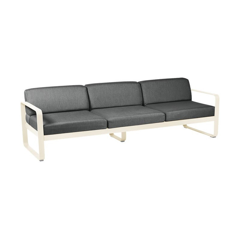 Canapé 3 places Bellevie gris graphite