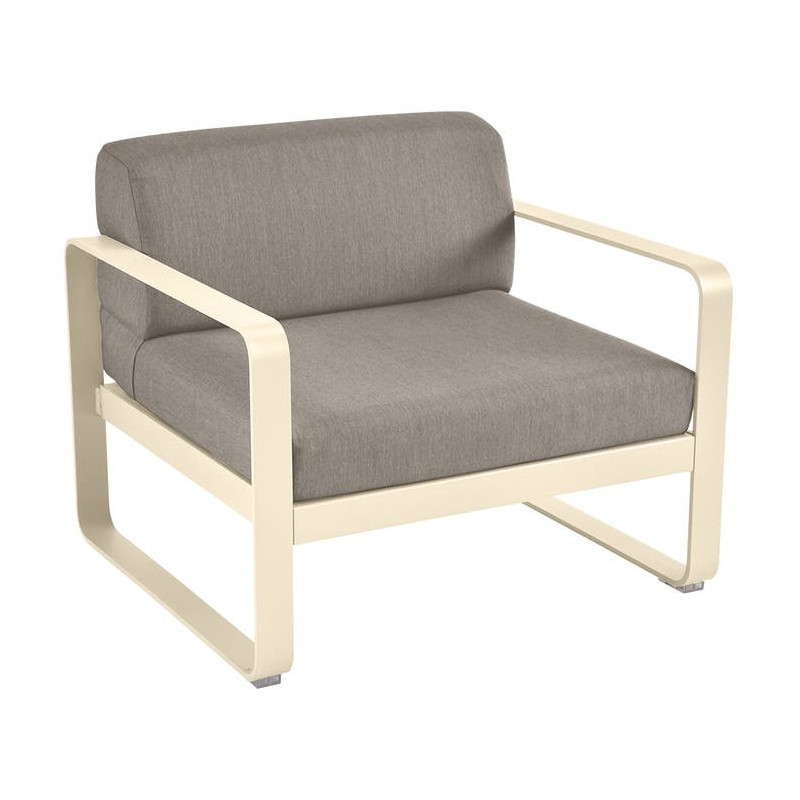 Fauteuil Bellevie taupe grisé