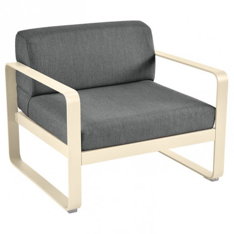 Fauteuil Bellevie gris graphite