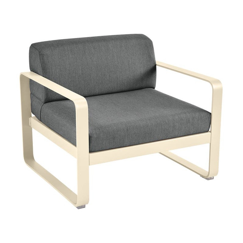 Fauteuil Bellevie gris graphite