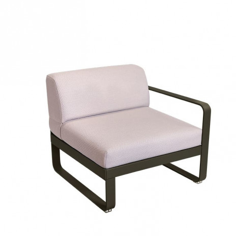 Module droit Bellevie 1 place taupe perle