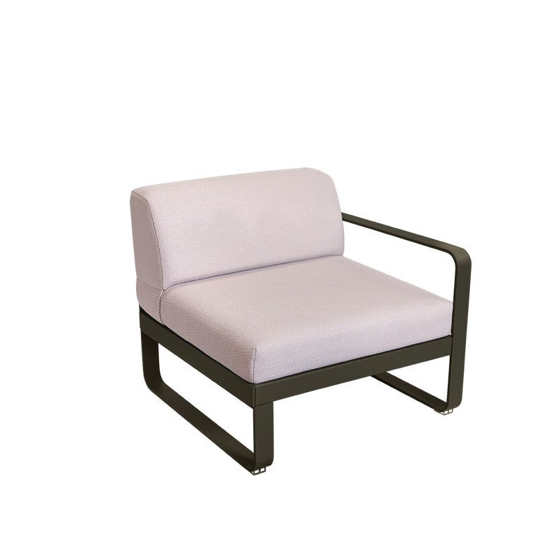 Module droit Bellevie 1 place taupe perle