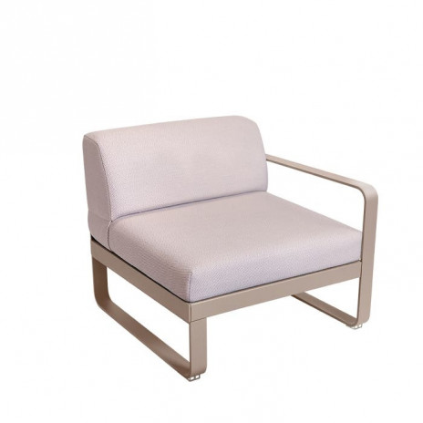 Module droit Bellevie 1 place taupe perle