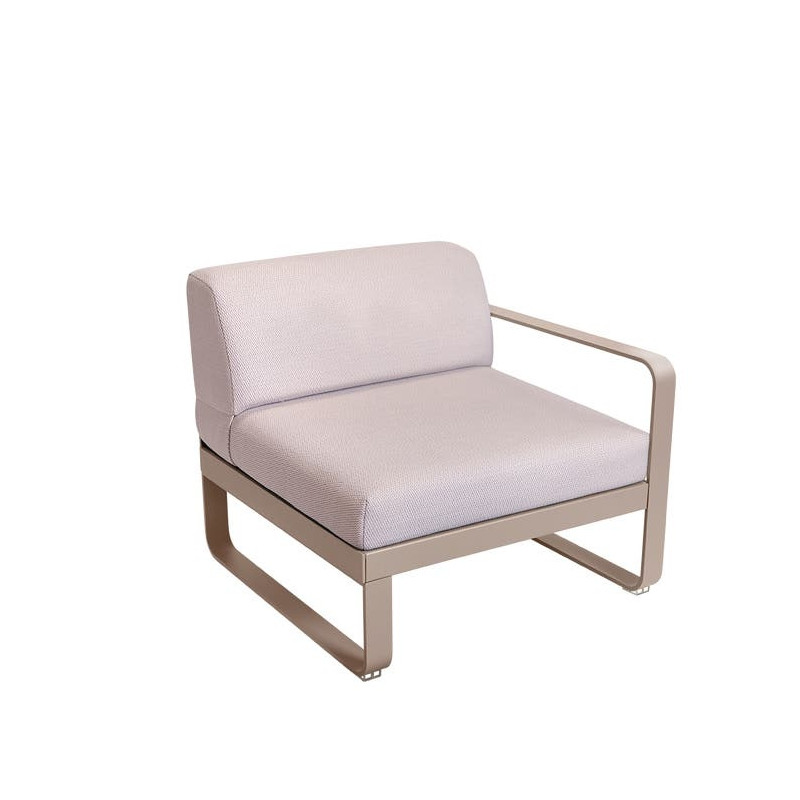 Module droit Bellevie 1 place taupe perle