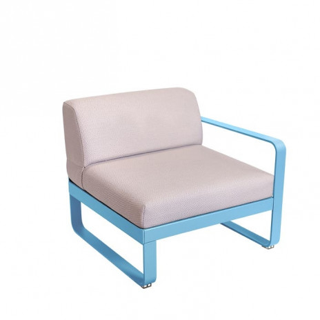 Module droit Bellevie 1 place taupe perle