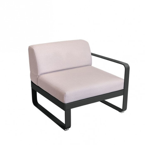 Module droit Bellevie 1 place taupe perle