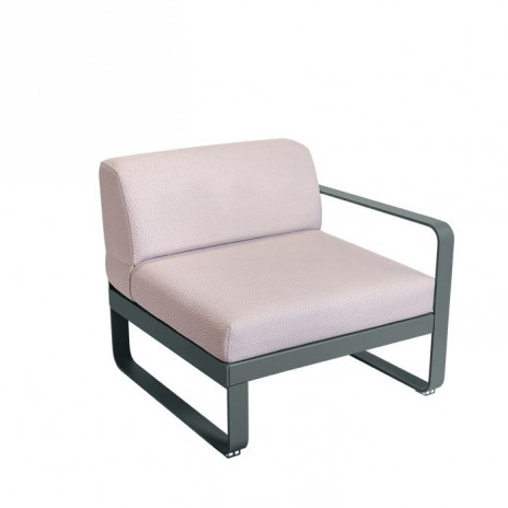 Module droit Bellevie 1 place taupe perle