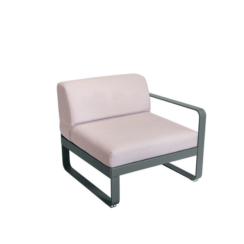 Module droit Bellevie 1 place taupe perle
