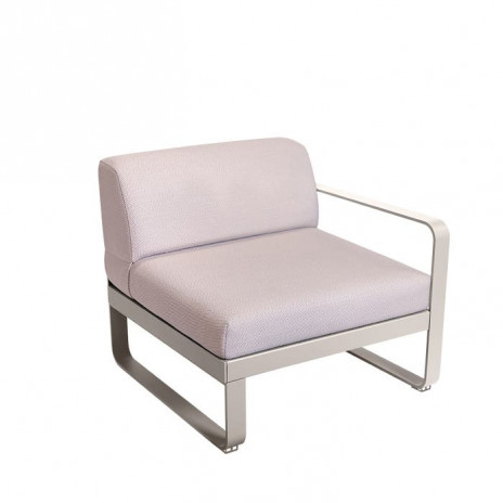 Module droit Bellevie 1 place taupe perle