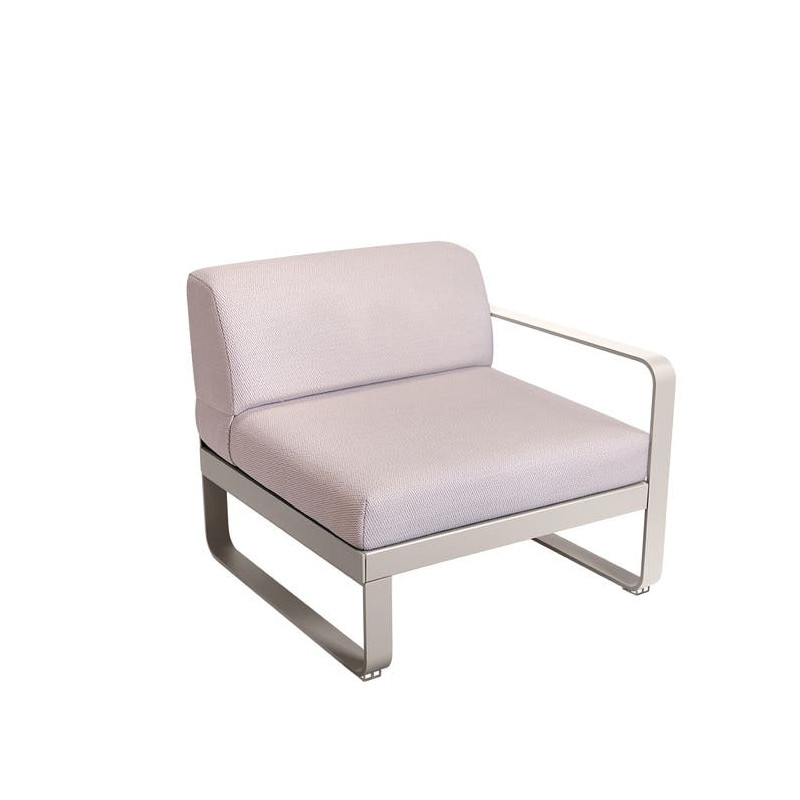 Module droit Bellevie 1 place taupe perle